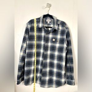 Carhartt men’s button up flannel shirt